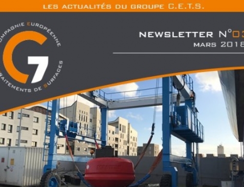 NEWSLETTER N°3 – Mars 2018